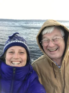 Dr. McKay with his daughter
